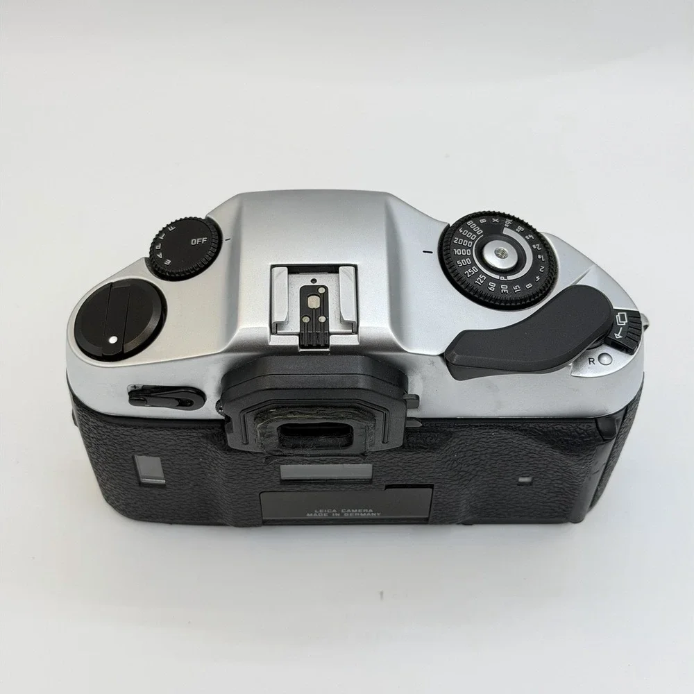 Leica R8 Black/Silver 35mm Film SLR Camera Body R Mount USA Seller Tested W Box!